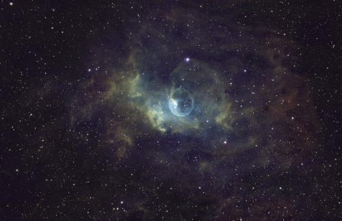 NGC 7635 Bubble nebula / Kryštof Macek / 18.9.2025 / SHO 6 hodin celkem